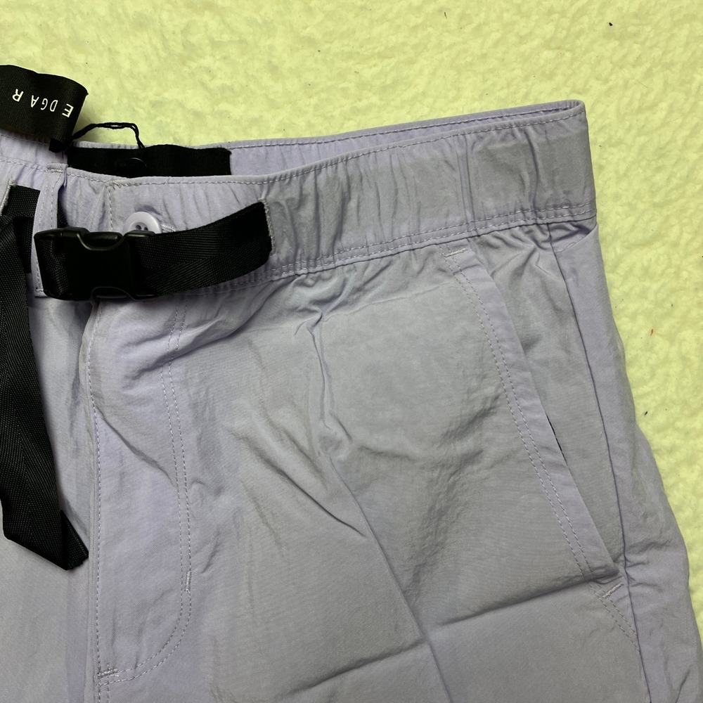 Edgar + Ash Shorts Mens S Purple Belted Utility‎ Techwear Gorpcore Hiking 4027